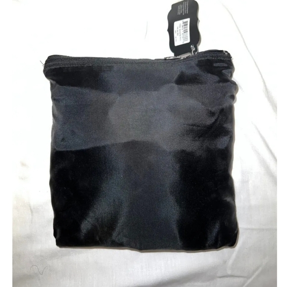 B Boutique Evergreen Reversible Raincoat Poncho, Black/White Polka Dots, One Sz - Picture 3 of 8